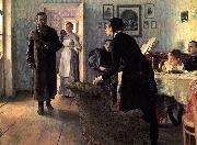 Ilya Repin Oil on canvas painting by Ilya Repin, oil